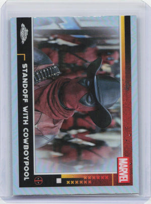 2025 Topps Chrome Marvel Deadpool #93 Standoff with Cowboypool