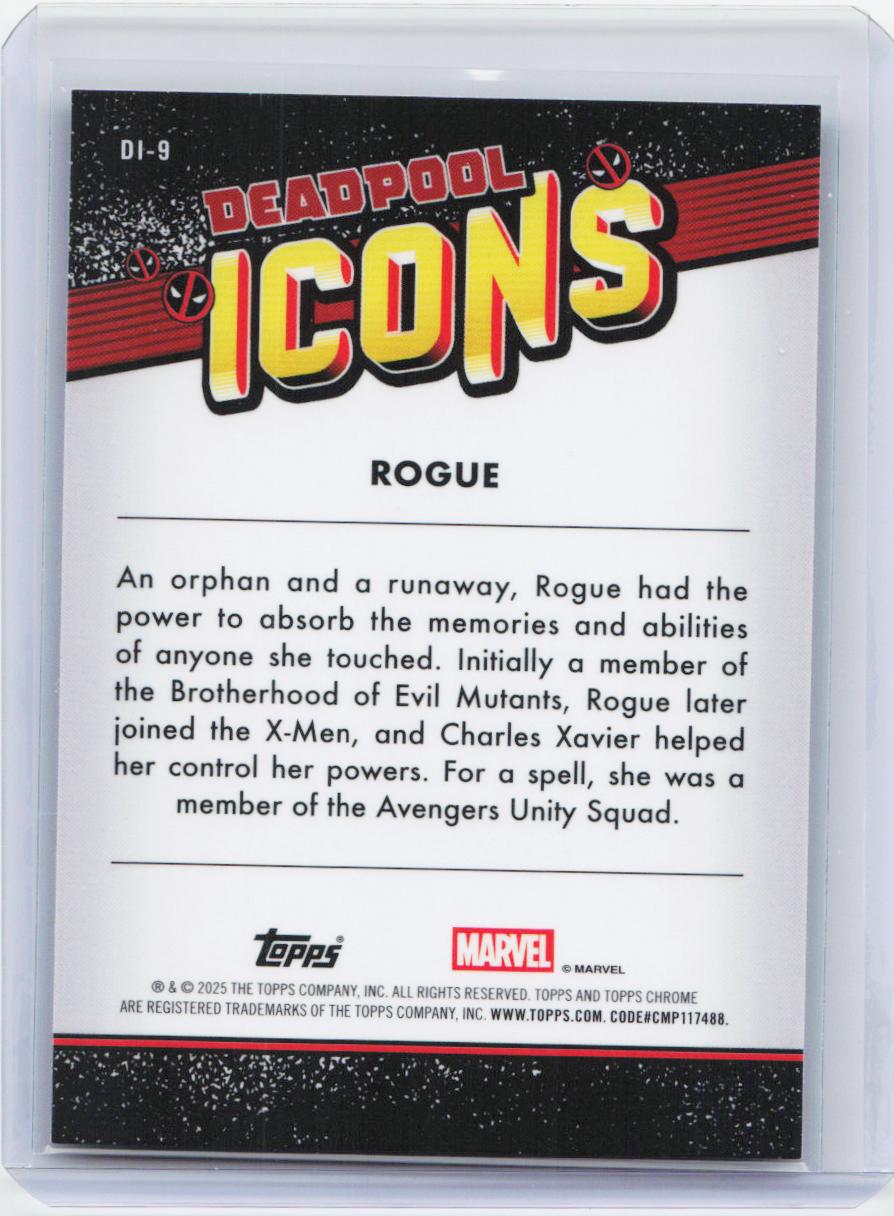 2025 Topps Chrome Marvel Deadpool #DI-9 Rogue Deadpool Icons