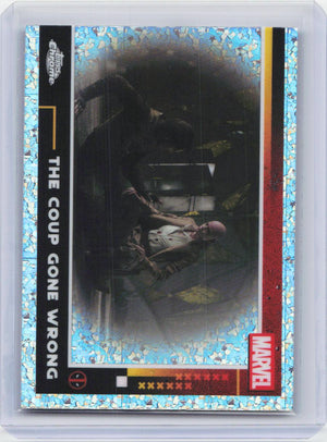 2025 Topps Chrome Marvel Deadpool #86 The Coup Gone Wrong Mini-Diamonds
