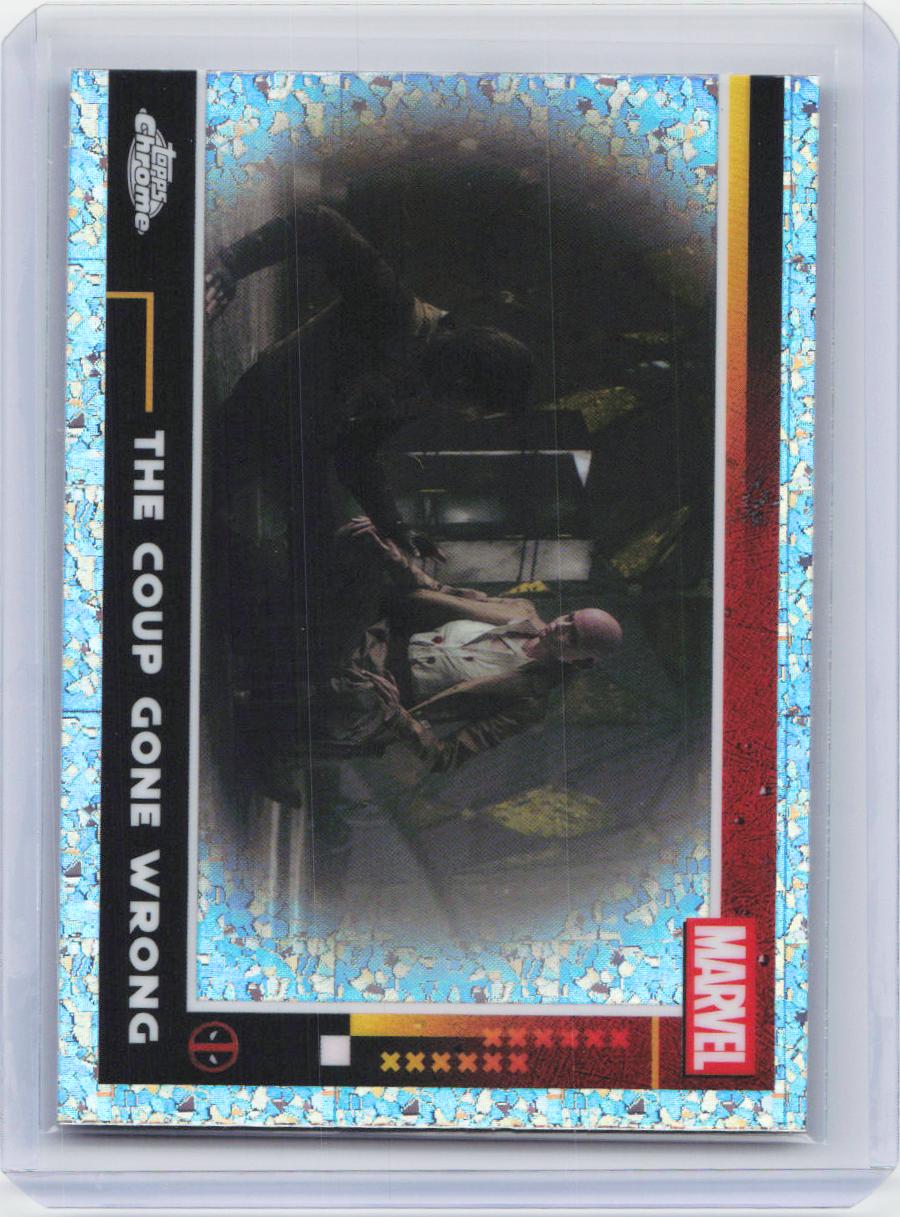 2025 Topps Chrome Marvel Deadpool #86 The Coup Gone Wrong Mini-Diamonds