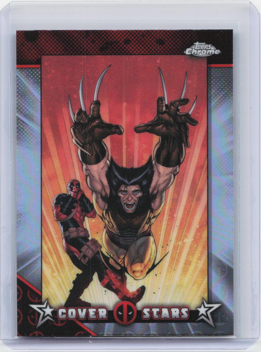 2025 Topps Chrome Marvel Deadpool #CS-8 The Avengers #16 Cover Stars
