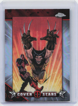 2025 Topps Chrome Marvel Deadpool #CS-8 The Avengers #16 Cover Stars