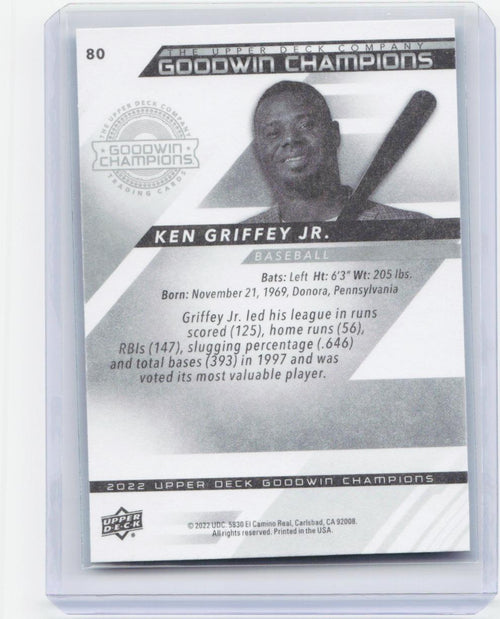2022 Upper Deck Goodwin Champions #80 Ken Griffey Jr.
