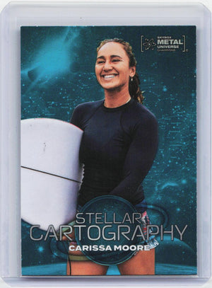 2024 SkyBox Metal Universe Champions #143 Carissa Moore Aqua