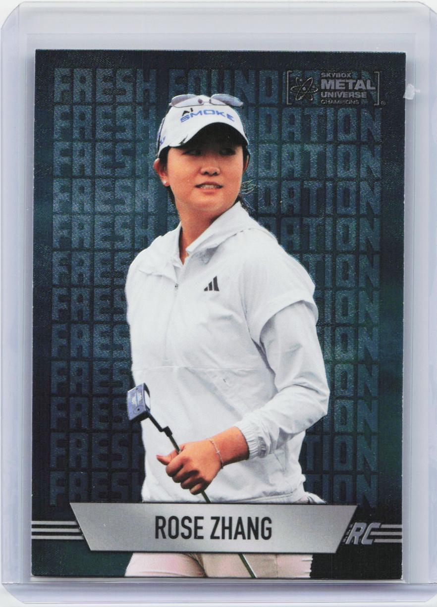 2024 SkyBox Metal Universe Champions #FF-5 Rose Zhang Fresh Foundation