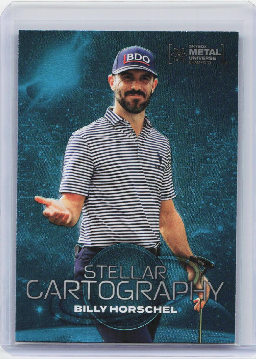 2024 SkyBox Metal Universe Champions #121 Billy Horschel Aqua