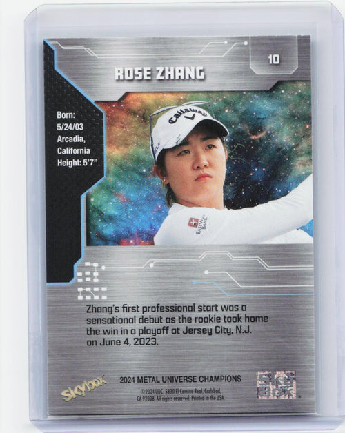 2024 SkyBox Metal Universe Champions #10 Rose Zhang