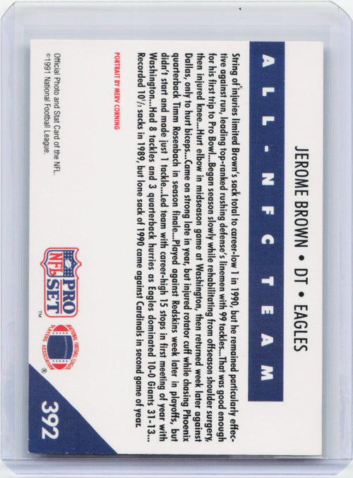 1991 Pro Set #392 Jerome Brown
