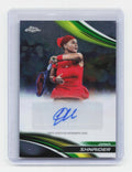 2025 Topps Chrome #CA-DSH Diana Shnaider Chrome Autographs