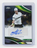 2025 Topps Chrome #CA-OVN Otto Virtanen Chrome Autographs Black Refractor #/10