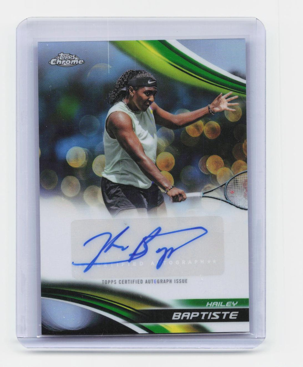 2025 Topps Chrome #CA-HBE Hailey Baptiste Chrome Autographs Refractor