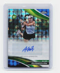 2025 Topps Chrome #CA-EAN Elina Avanesyan Chrome Auto Blue Geo Refractor /150