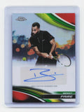 2025 Topps Chrome #CA-BPE Benoit Paire Chrome Autographs Orange Refractor /25