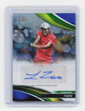 2025 Topps Chrome #CA-LTN Learner Tien Chrome Autographs Blue Refractor /150