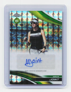 2025 Topps Chrome #CA-MJT Maya Joint Chrome Autographs Geometric Refractor