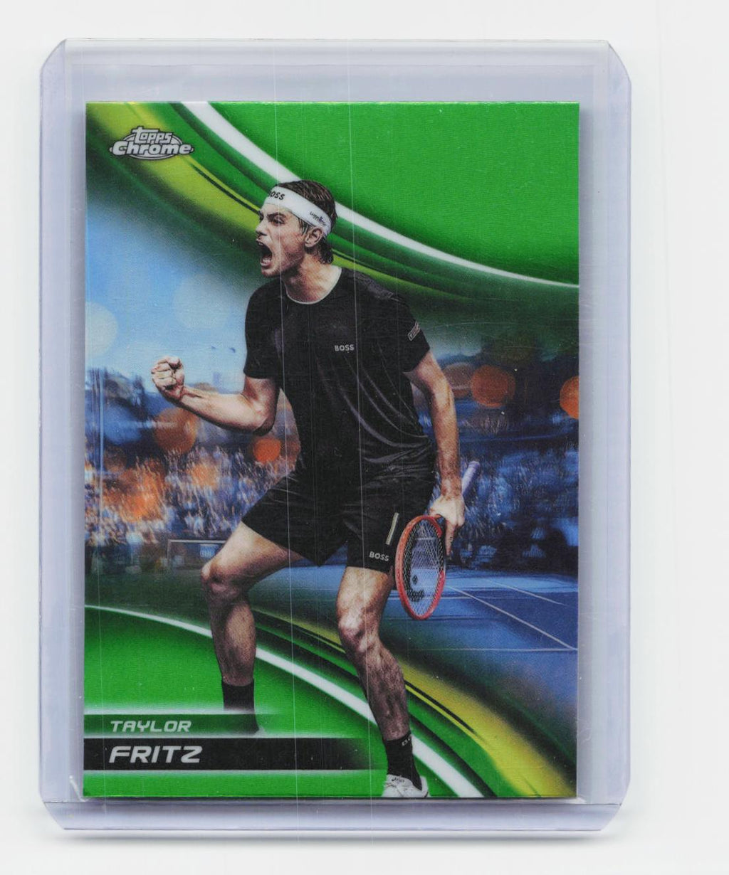 2025 Topps Chrome #5 Taylor Fritz Lime Green Refractor