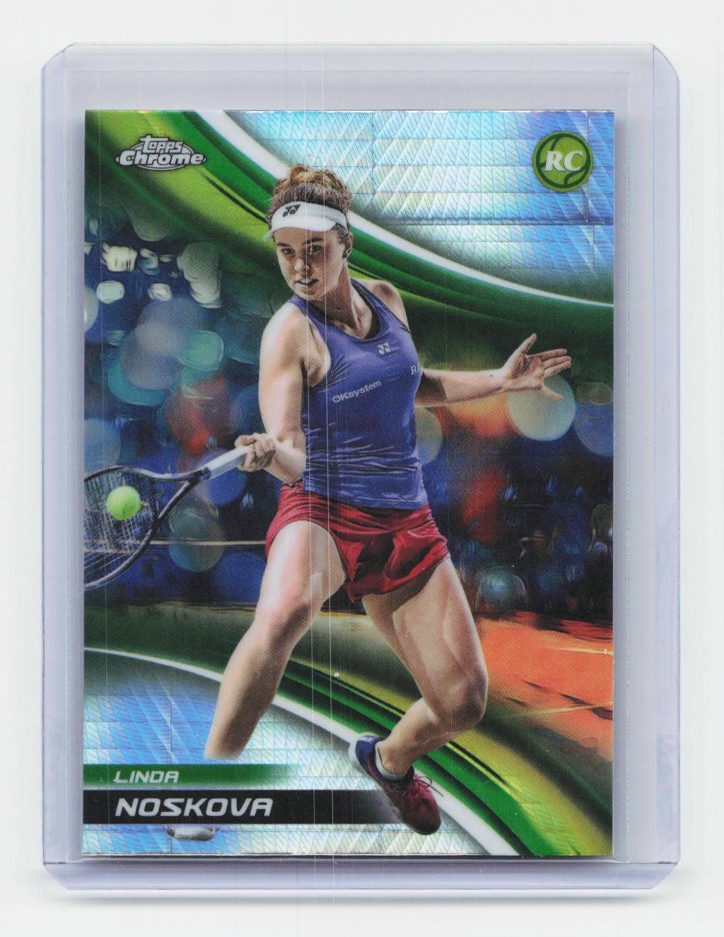 2025 Topps Chrome #290 Linda Noskova Prism Refractor