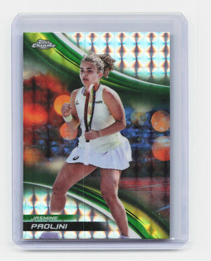 2025 Topps Chrome #6 Jasmine Paolini Geometric Refractor