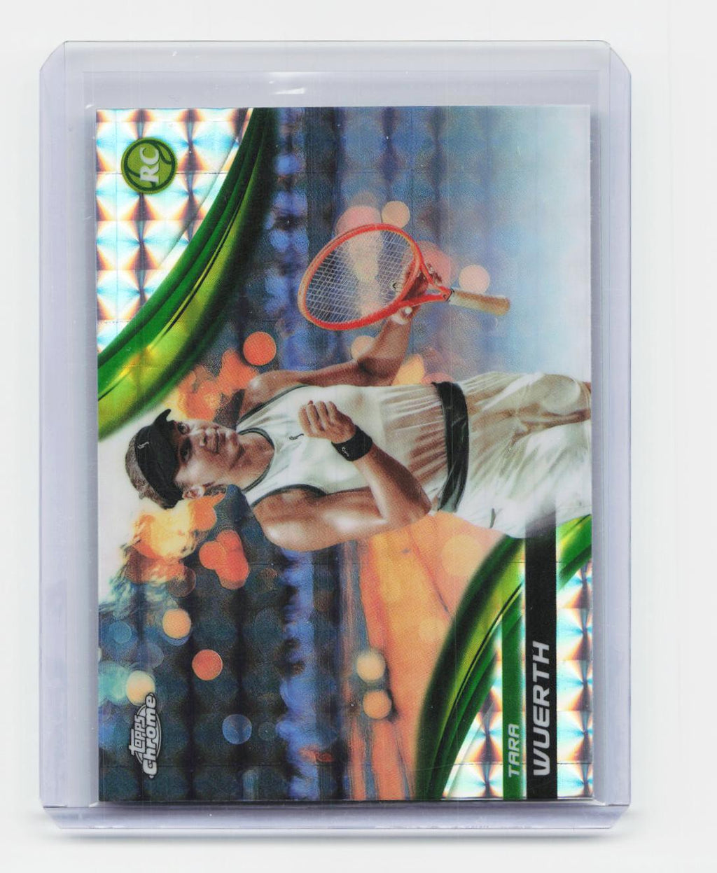 2025 Topps Chrome #253 Tara Wuerth Geometric Refractor