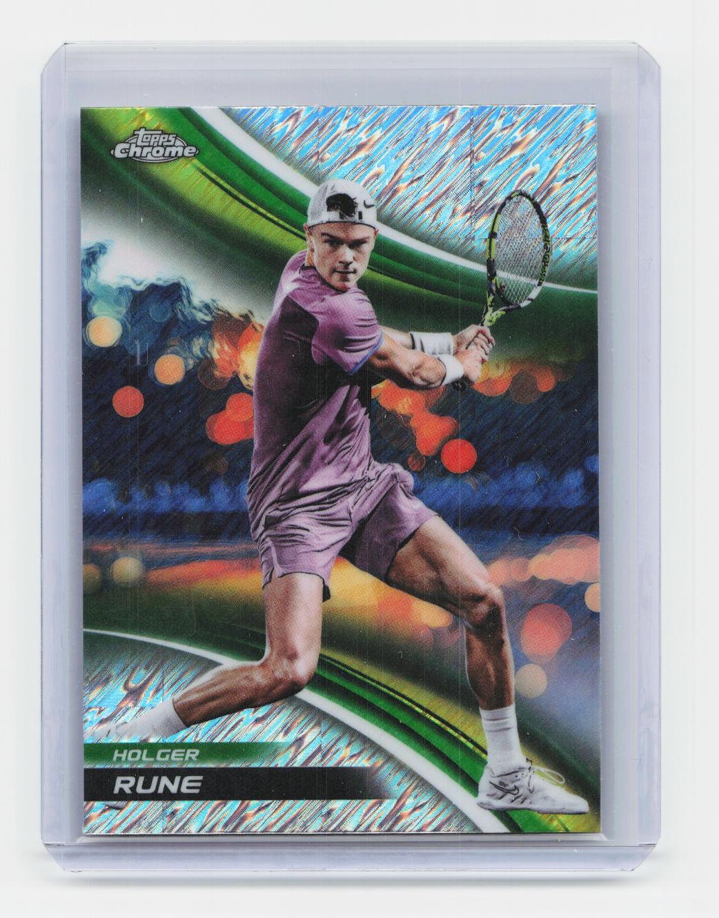 2025 Topps Chrome #20 Holger Rune Shimmer Refractor