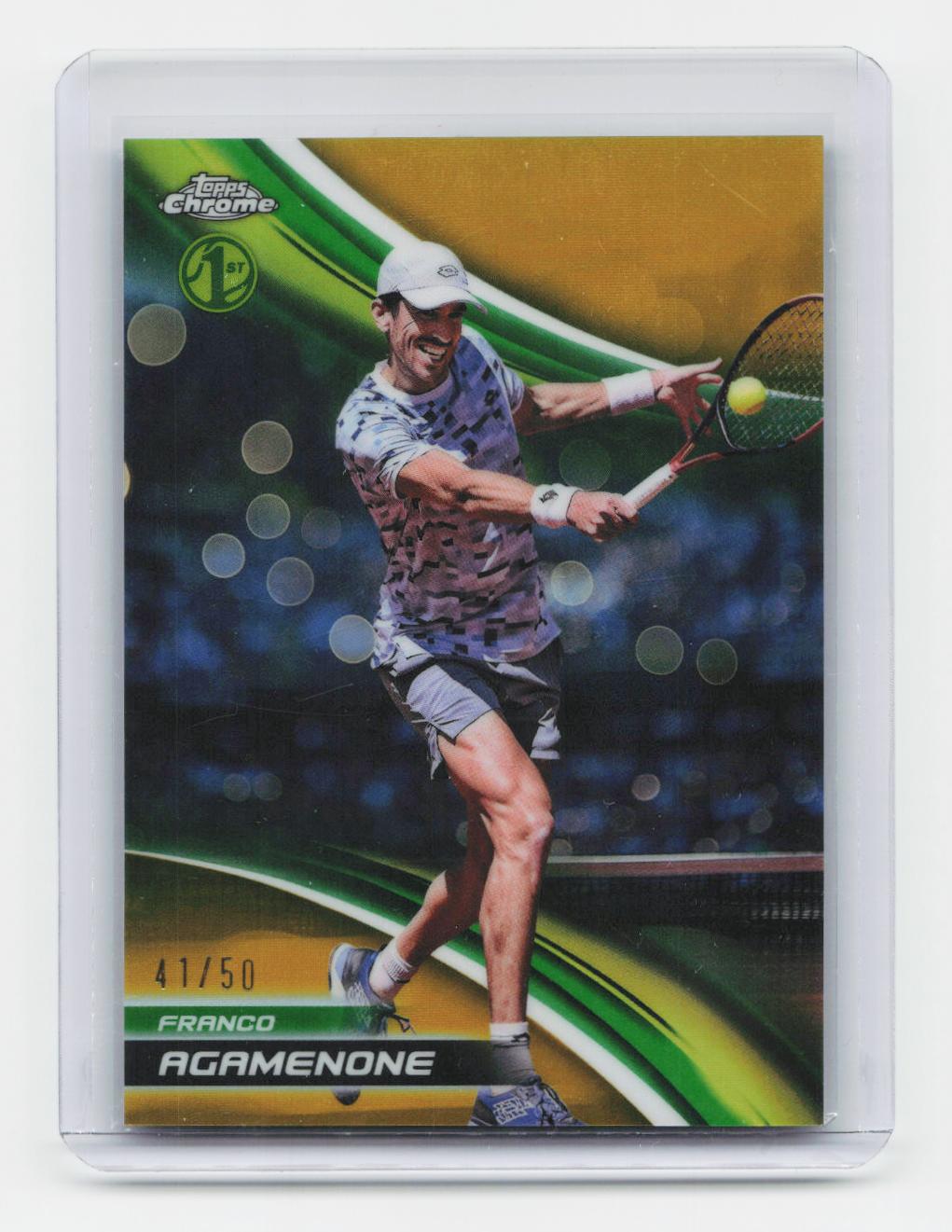 2025 Topps Chrome #267 Franco Agamenone Gold Refractor #/50