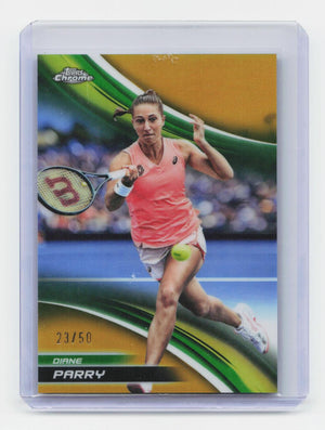 2025 Topps Chrome #74 Diane Parry Gold Refractor #/50