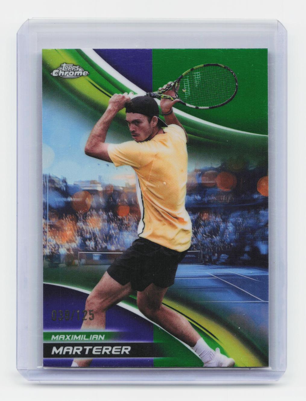 2025 Topps Chrome #160 Maximilian Marterer Purple/Green Refractor #/125