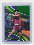 2025 Topps Chrome #69 Juncheng Shang Purple/Green Refractor #/125