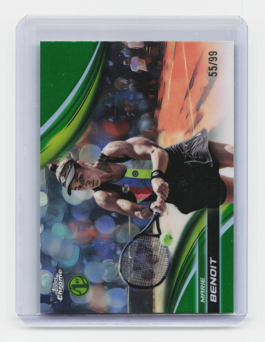 2025 Topps Chrome #203 Marie Benoit Green Refractor #/99