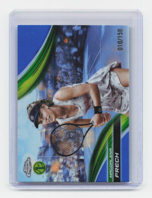 2025 Topps Chrome #38 Magdalena Frech Blue Refractor #/150