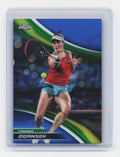 2025 Topps Chrome #201 Tamara Zidansek Blue Refractor #/150