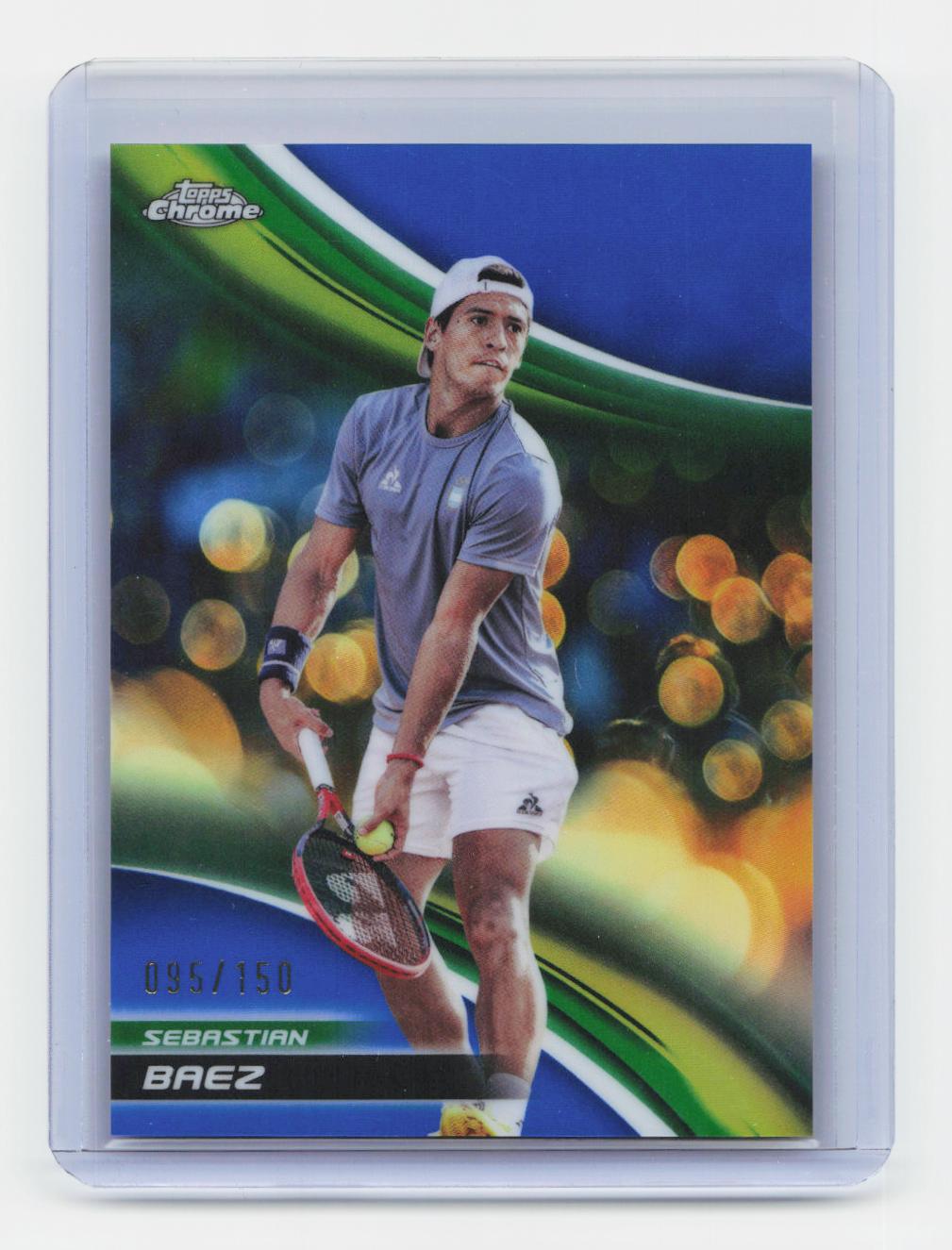 2025 Topps Chrome #40 Sebastian Baez Blue Refractor #/150