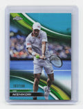 2025 Topps Chrome #163 Kei Nishikori Aqua Refractor #/199