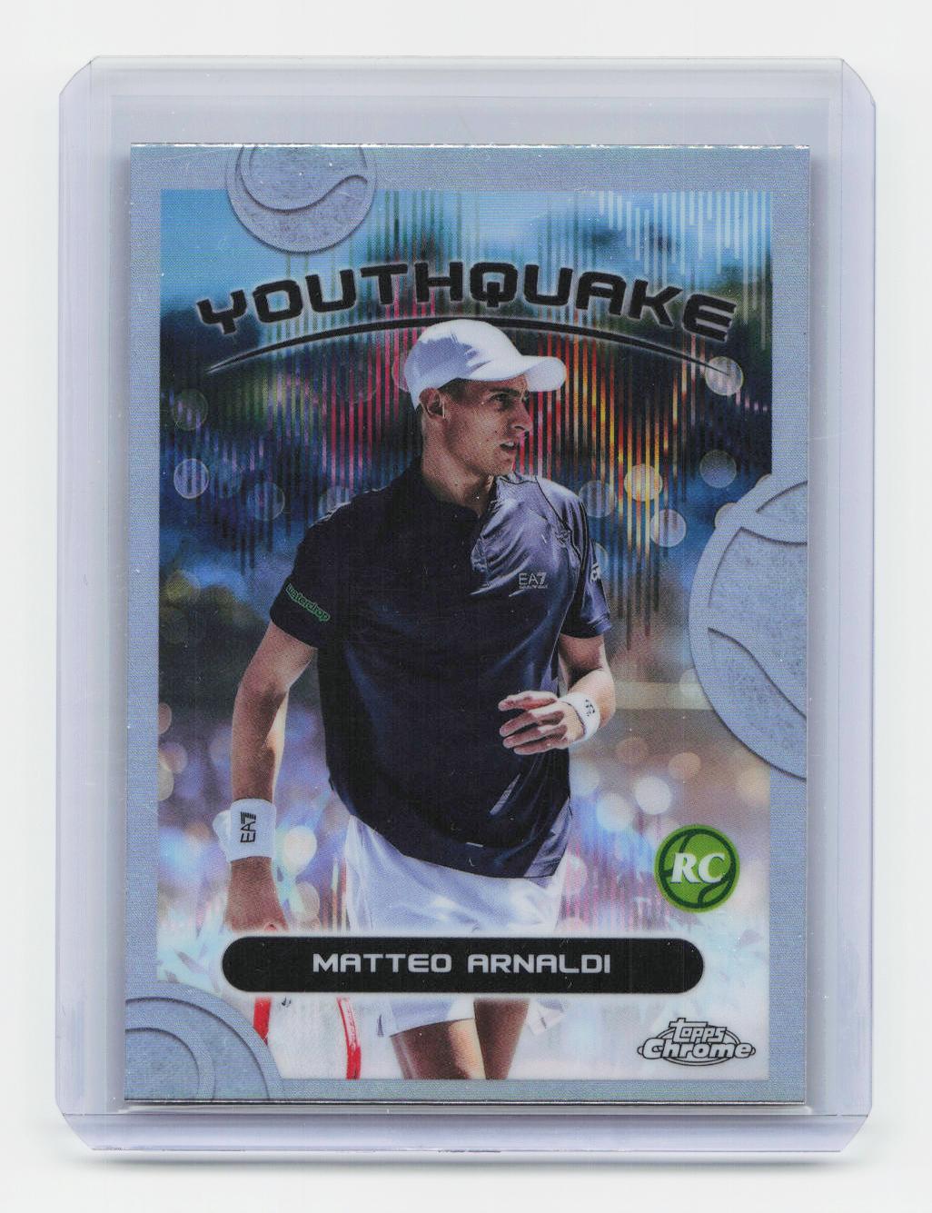 2025 Topps Chrome #YQE-16 Matteo Arnaldi Youthquake