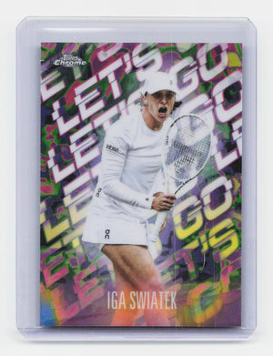 2025 Topps Chrome #LGO-2 Iga Swiatek Let’s Go
