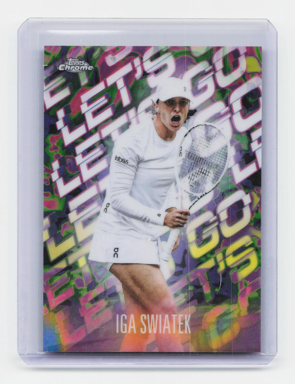 2025 Topps Chrome #LGO-2 Iga Swiatek Let’s Go