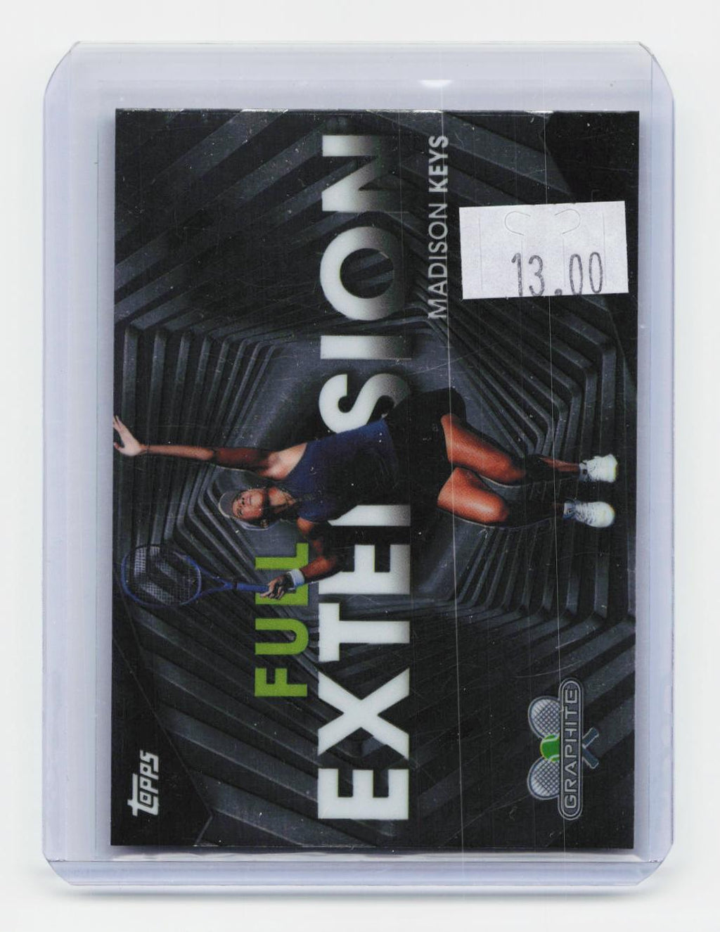 2026 Topps Graphite #FE-7 Madison Keys Full Extension