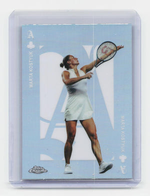2025 Topps Chrome #ACE-14 Marta Kostyuk Aces