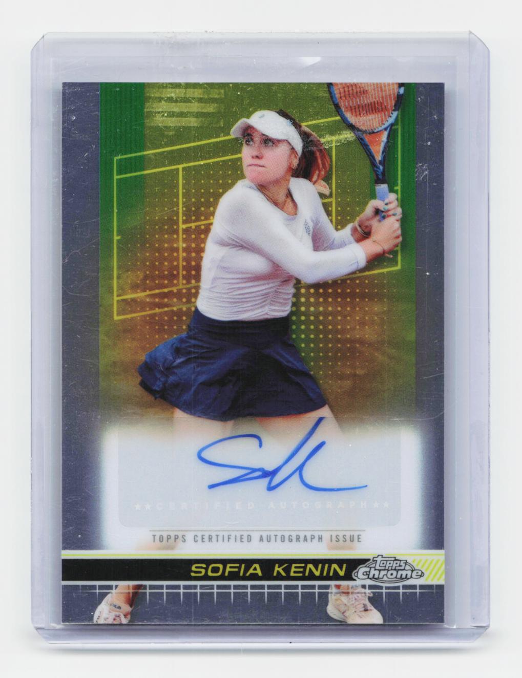 2024 Topps Chrome #TCA-SKN Sofia Kenin Autographs