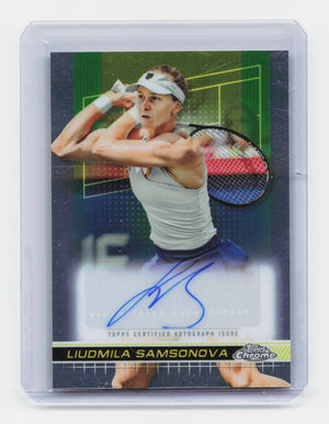 2024 Topps Chrome #TCA-LSA Liudmila Samsonova Autographs