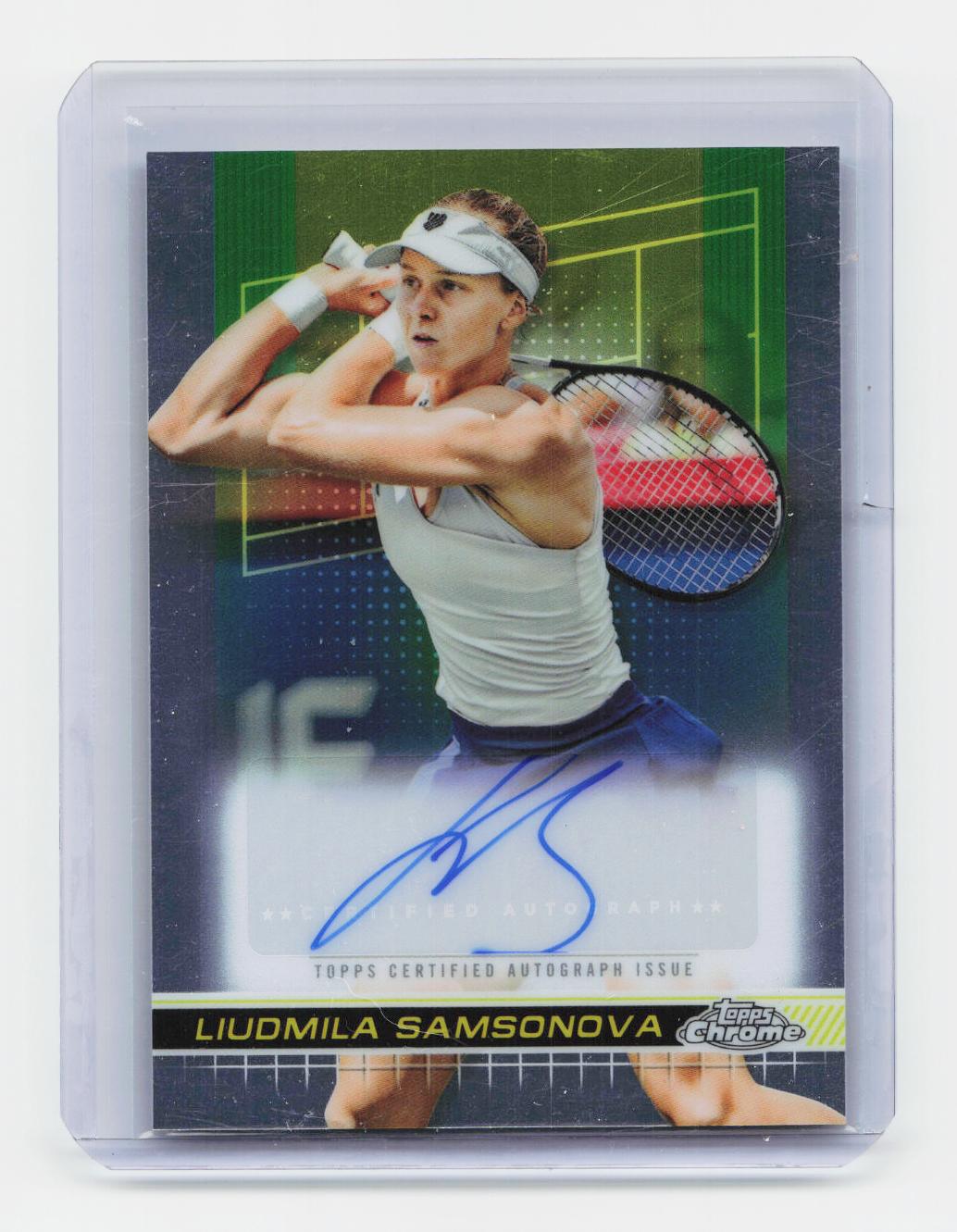 2024 Topps Chrome #TCA-LSA Liudmila Samsonova Autographs
