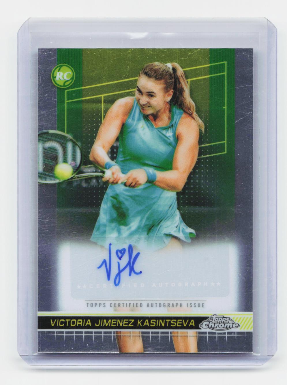 2024 Topps Chrome #TCA-VJK Victoria Jimenez Kasintseva Autographs