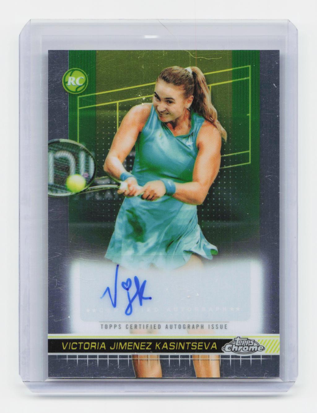 2024 Topps Chrome #TCA-VJK Victoria Jimenez Kasintseva Autographs