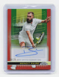 2024 Topps Chrome #TCA-BPE Benoit Paire Autographs Orange Refractor #/25