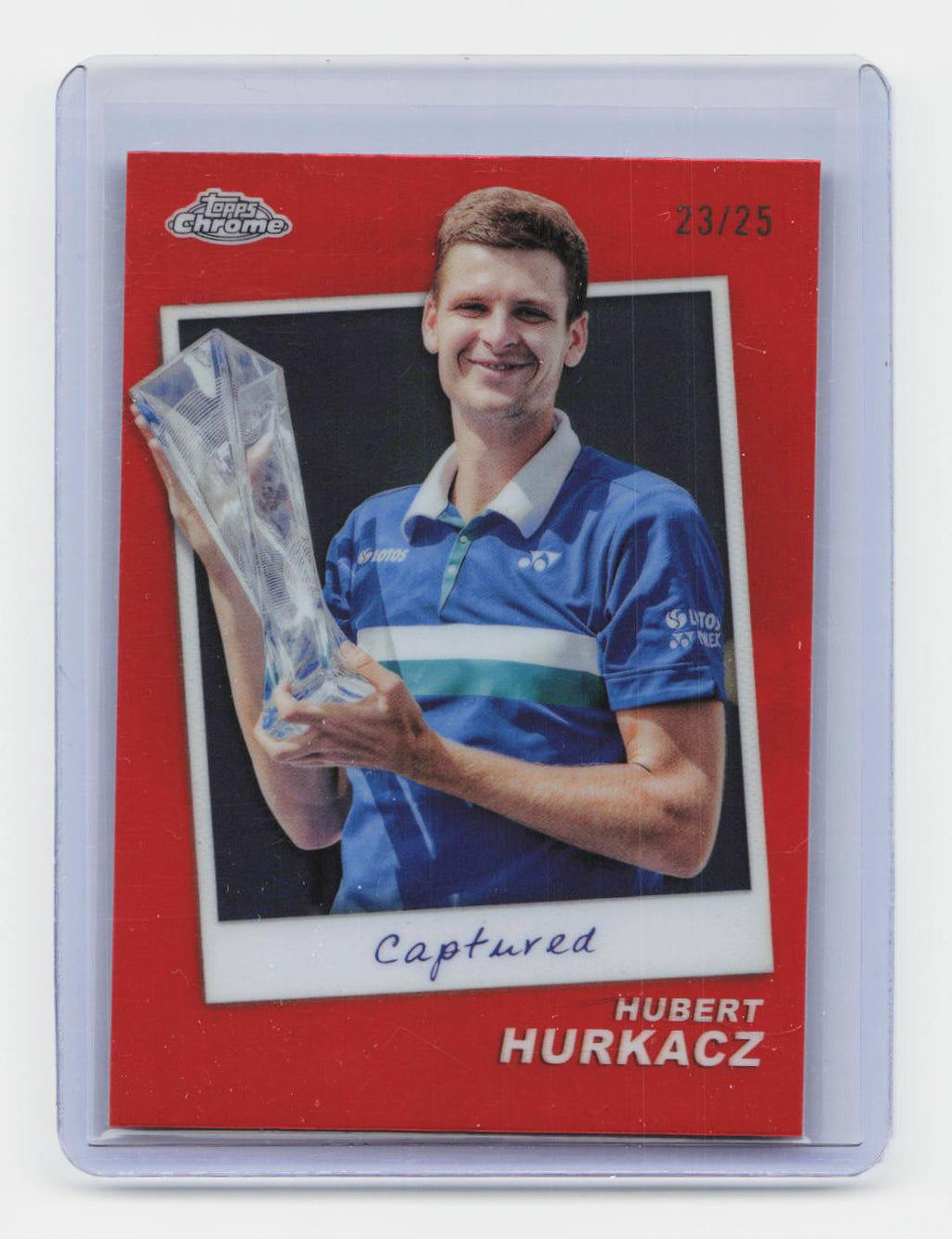2024 Topps Chrome #CTD-HH Hubert Hurkacz Captured Orange Refractor #/25