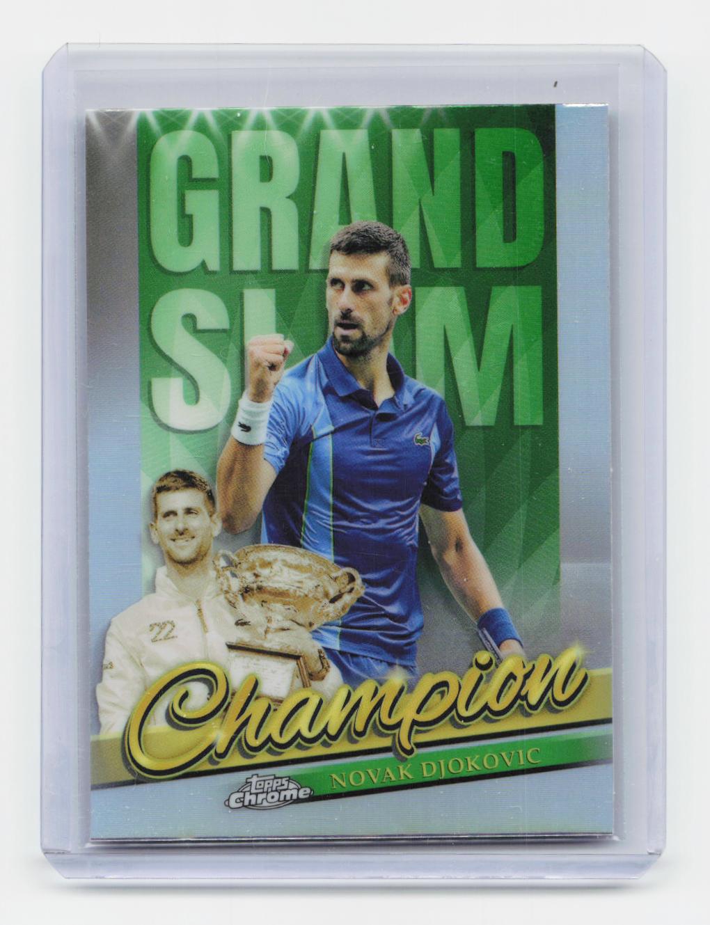 2024 Topps Chrome #GSC-ND Novak Djokovic Grand Slam Champion