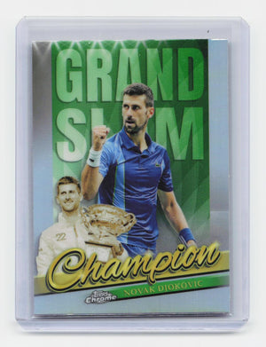 2024 Topps Chrome #GSC-ND Novak Djokovic Grand Slam Champion