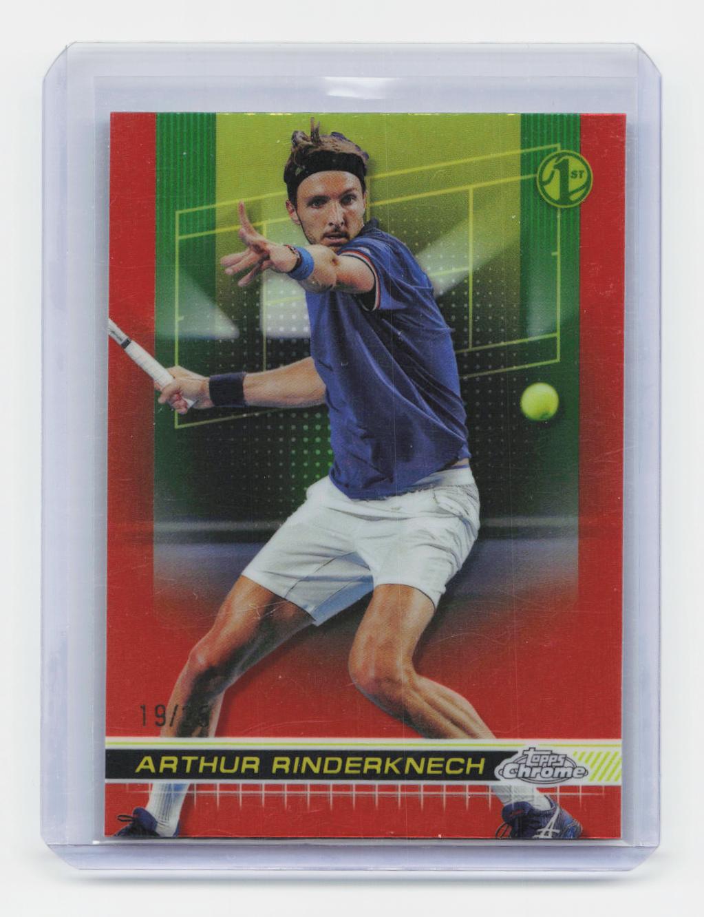 2024 Topps Chrome #118 Arthur Rinderknech Orange Refractor #/25