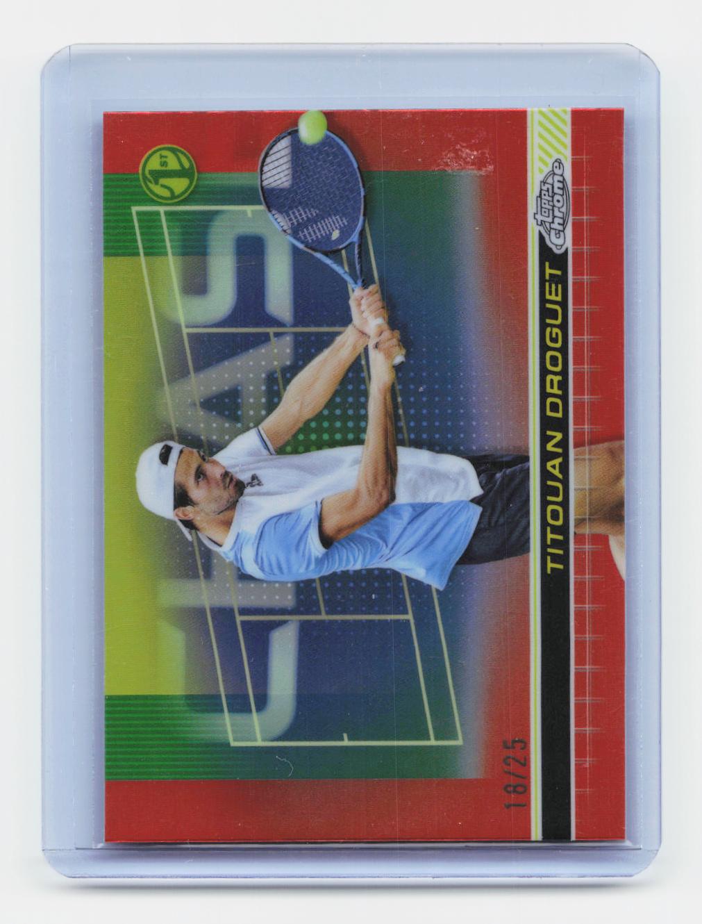 2024 Topps Chrome #155 Titouan Droguet Orange Refractor #/25