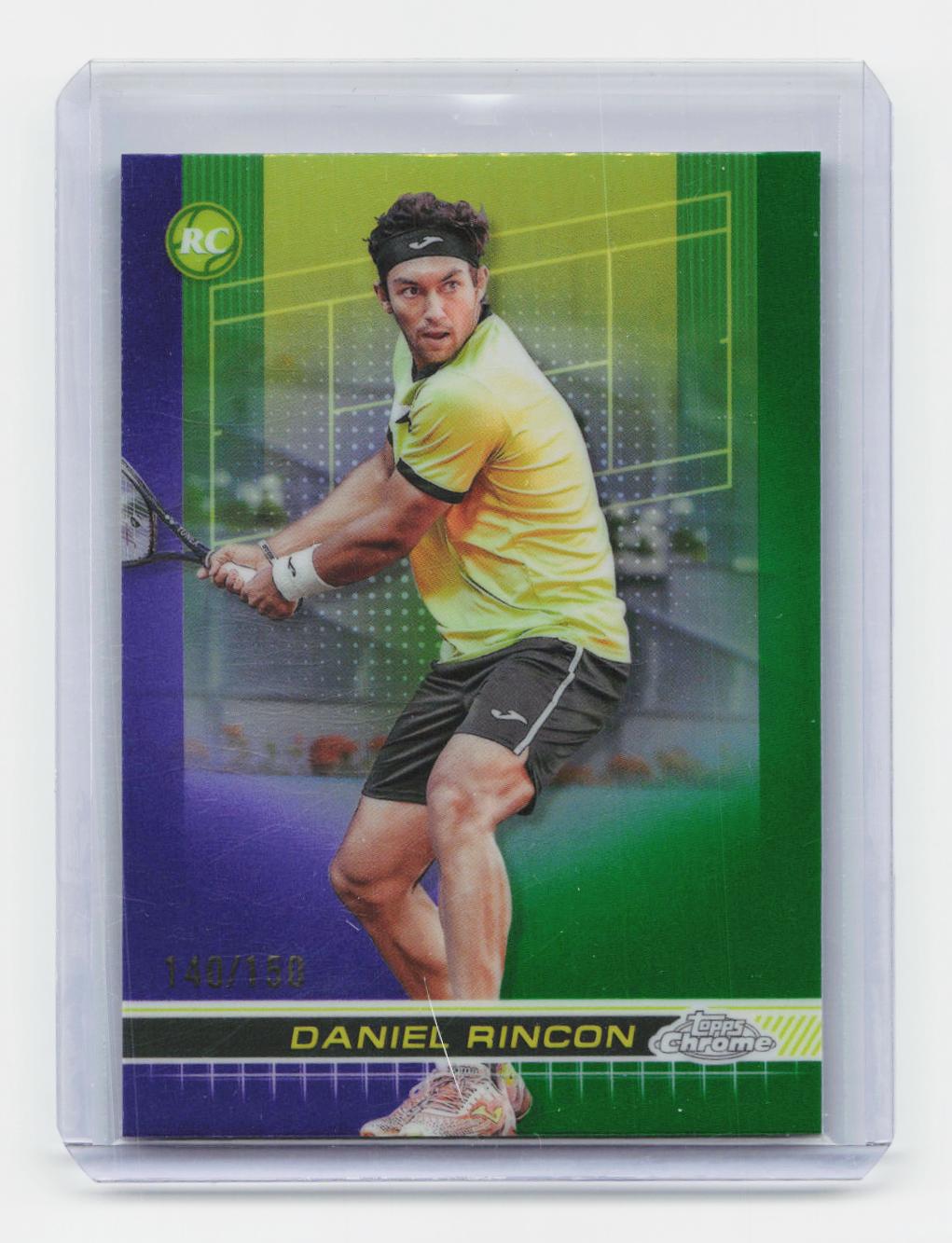 2024 Topps Chrome #158 Daniel Rincon Purple/Green Refractor #/150